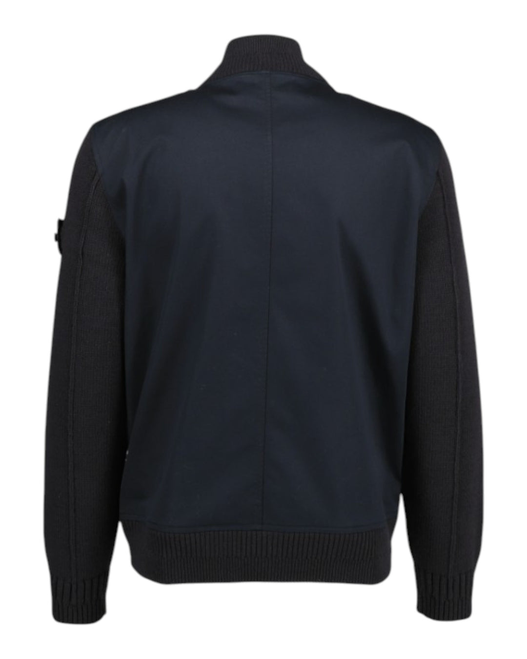 Stone Island Bio-Raso with Bio-Alloy™ Light Cover-TC & Knit Hybrid Bomber Jacket