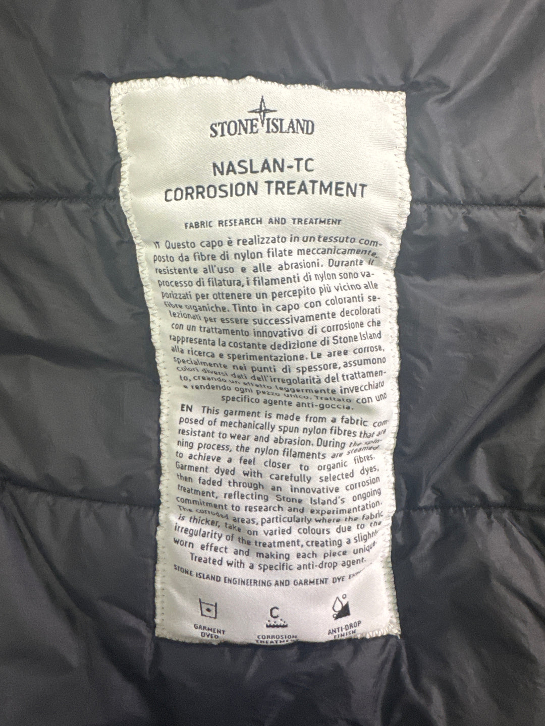 Stone Island Naslan-TC Corrosion Treatment Parka