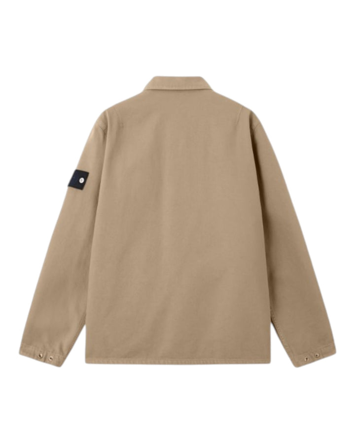 Stone Island Light Bull Denim-TC Comfort-fit Overshirt