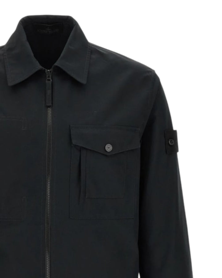 Stone Island All-Weather Cotton Canvas Ghost Overshirt