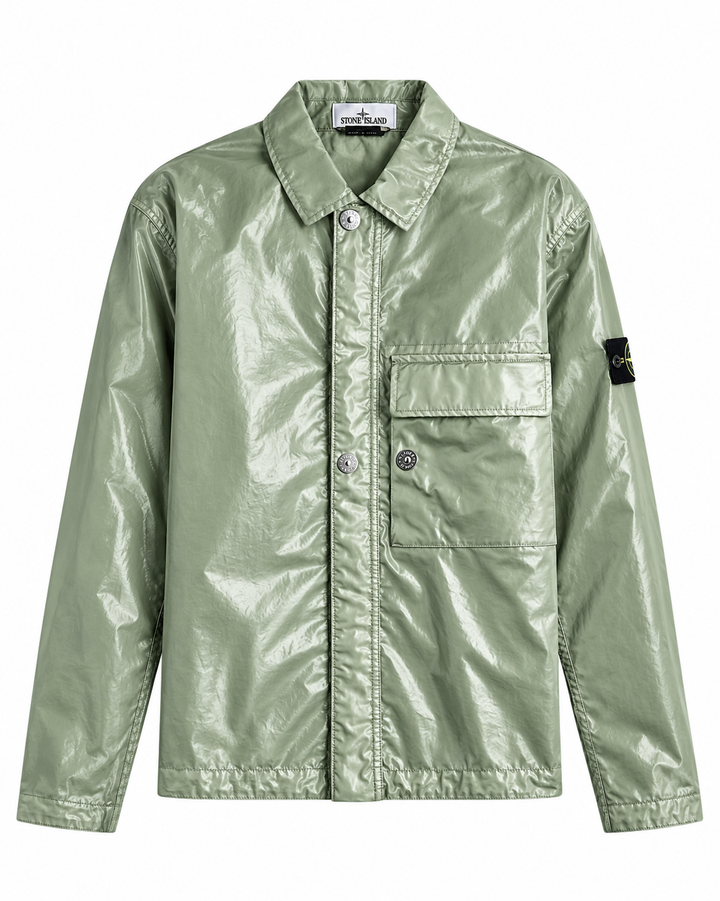 Stone Island Mussola Gommata-TC Shirt Jacket