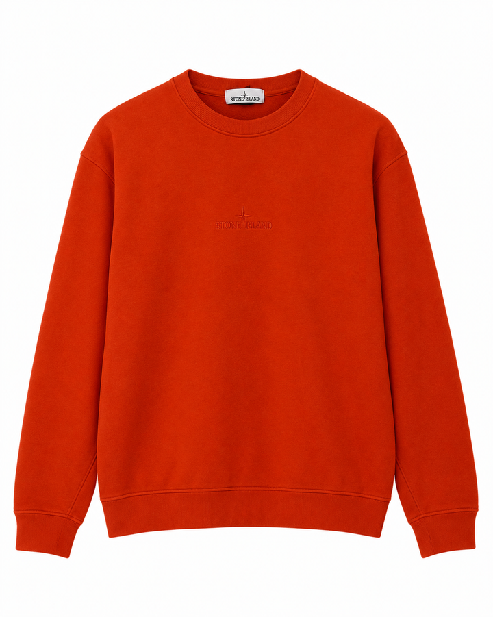 Stone Island Spell Out Crewneck Sweatshirt