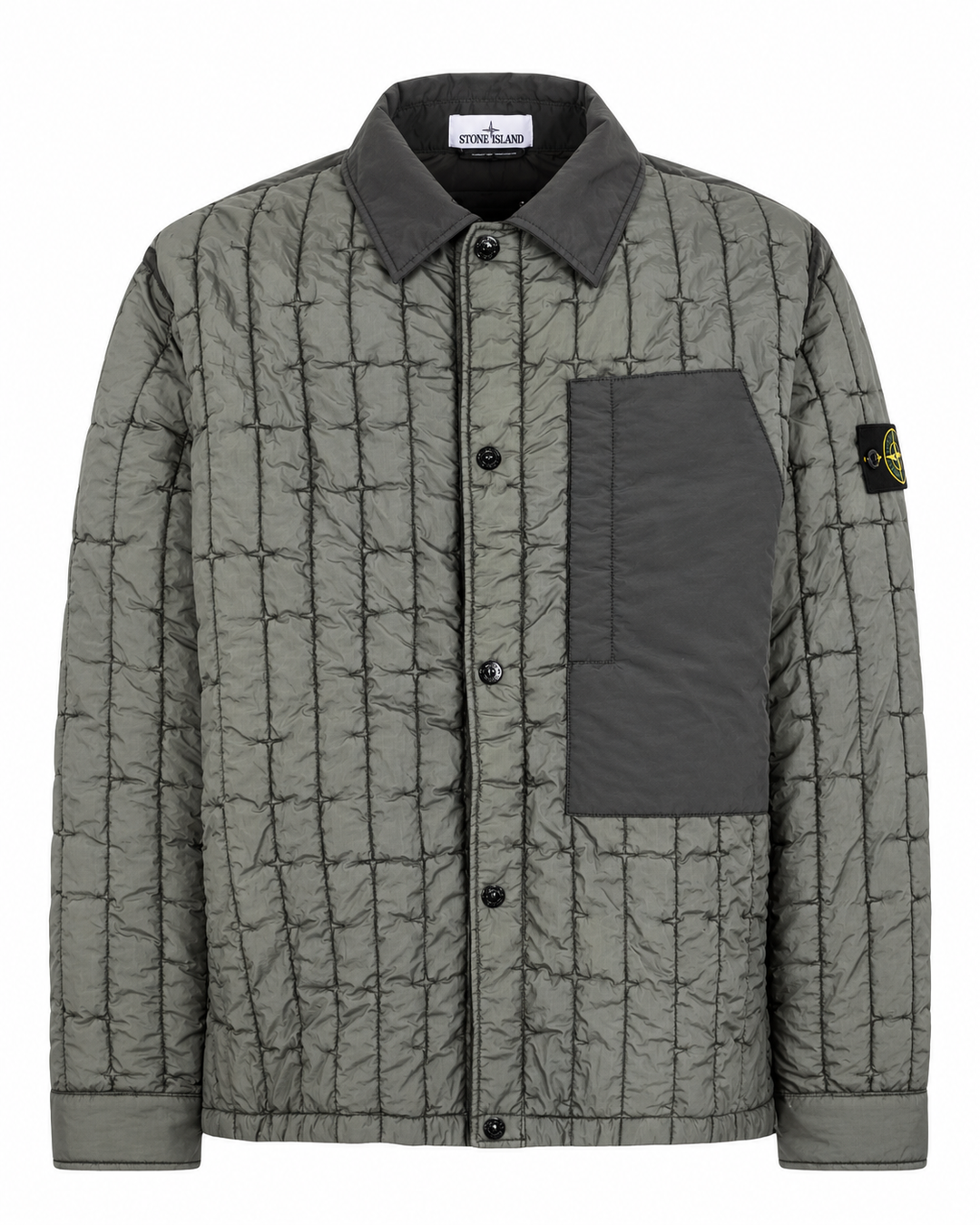 Stone Island Ultralight Nylon Quilted TC Jacket with Anti-Drop