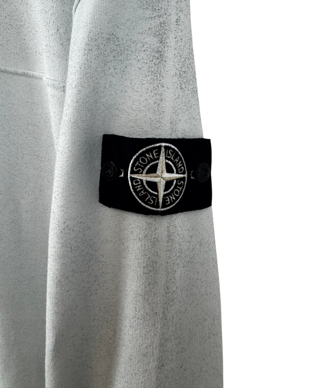 Stone Island Reflective Garment Lamination Zip Up Hoodie
