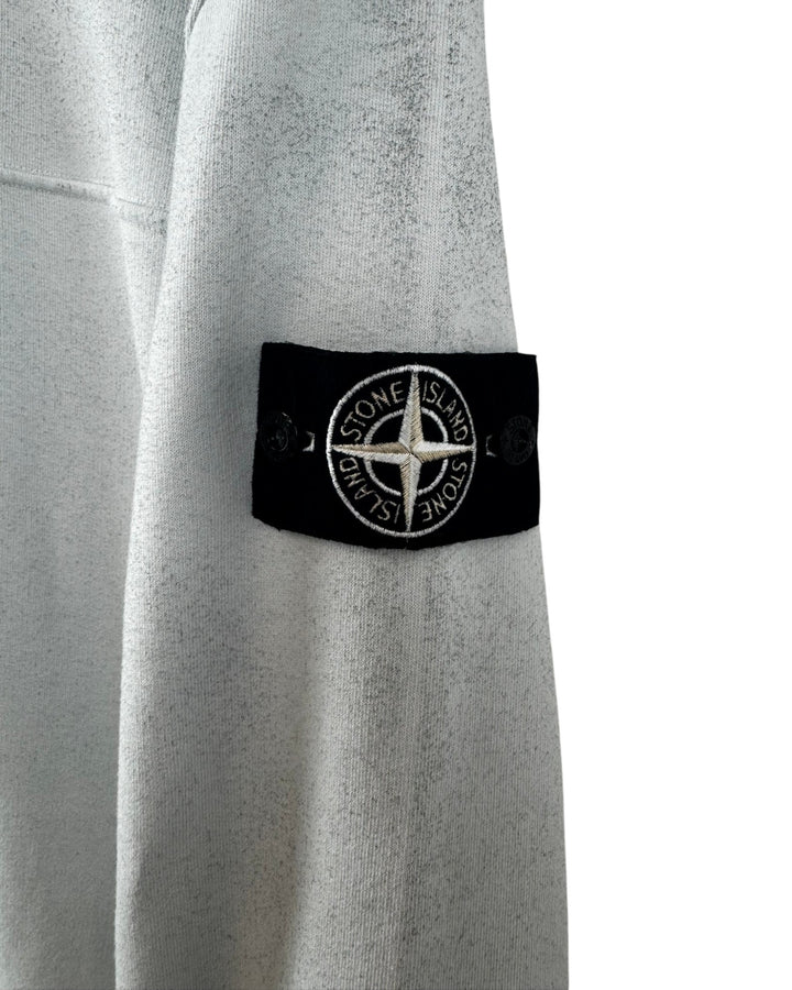 Stone Island Reflective Garment Lamination Zip Up Hoodie
