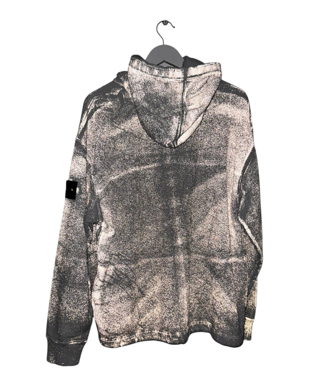 Stone Island Reflective Garment Lamination Zip Up Hoodie
