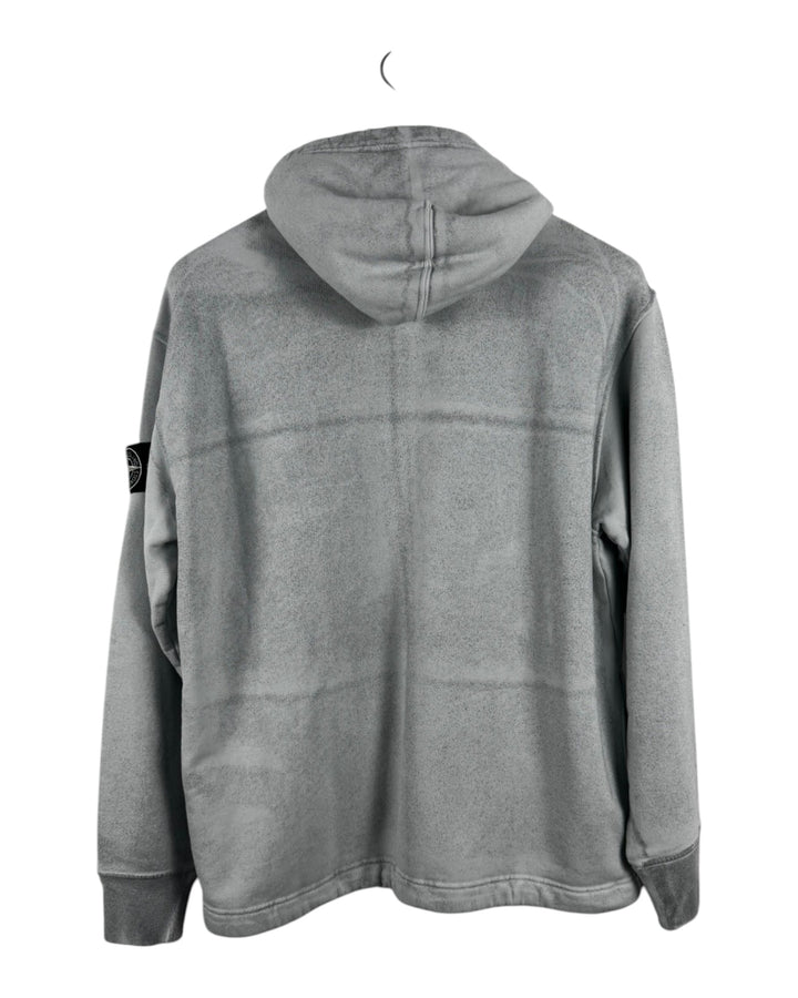 Stone Island Reflective Garment Lamination Zip Up Hoodie