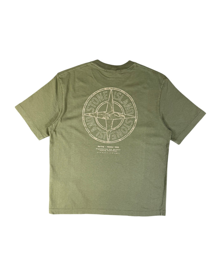 Stone Island Organic Cotton Jersey Graphic T-Shirt