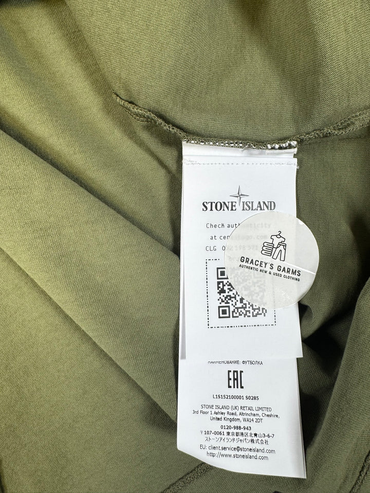 Stone Island Organic Cotton Jersey Graphic T-Shirt