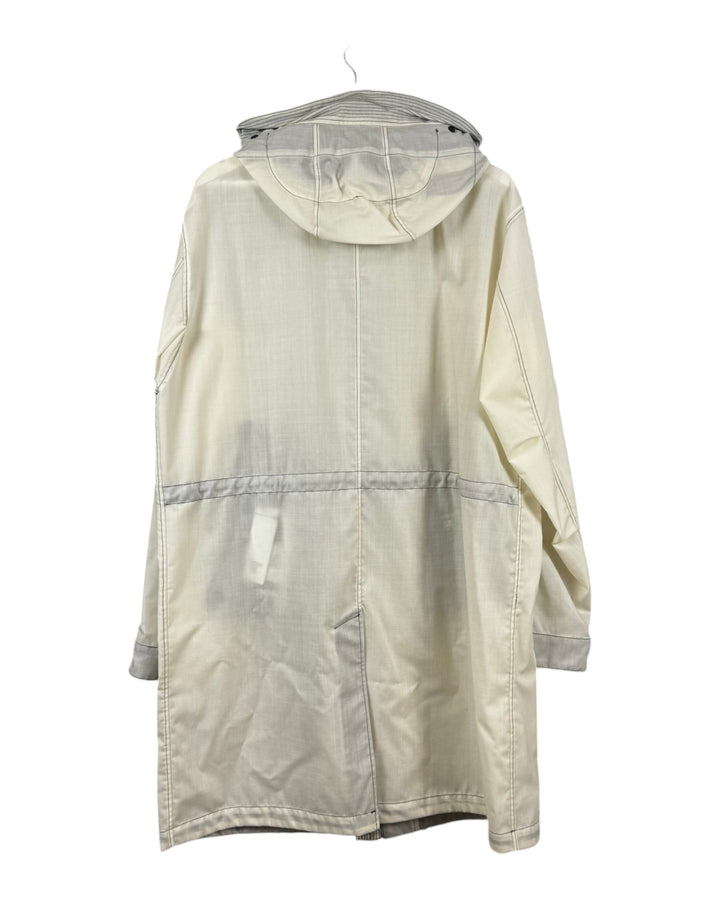 Emporio Armani x C.P Company cinquanta Parka Jacket in Wool Gum