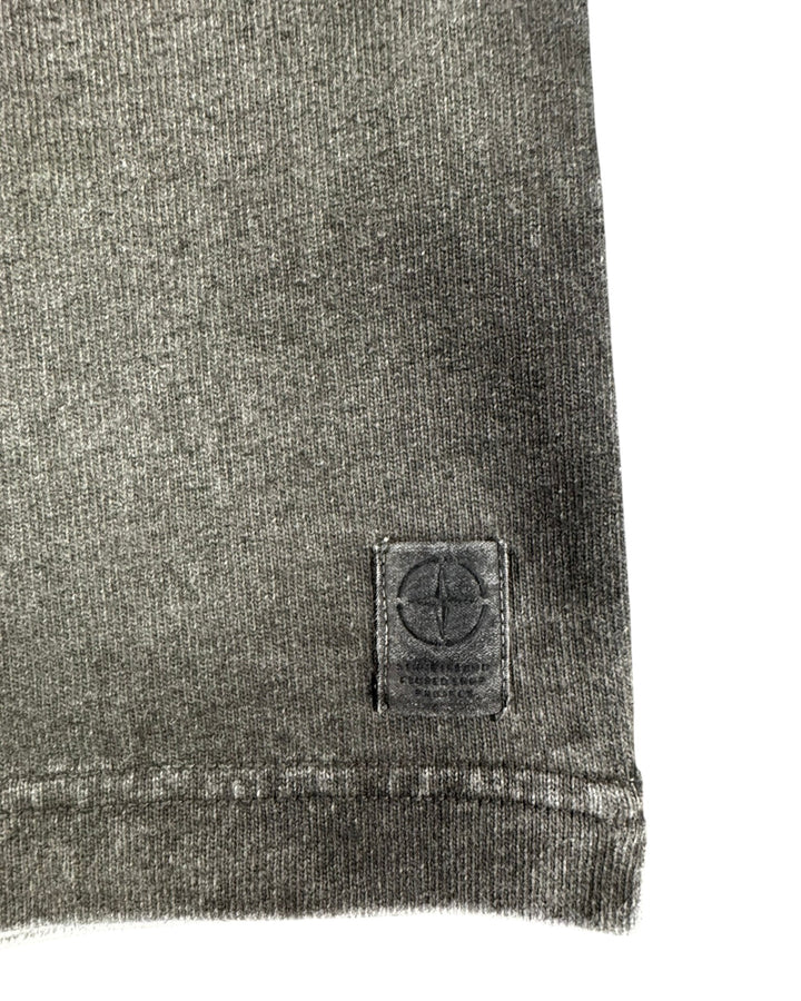 Stone Island Oxide Spray Closed Loop Project Long Sleeve Polo Shirt