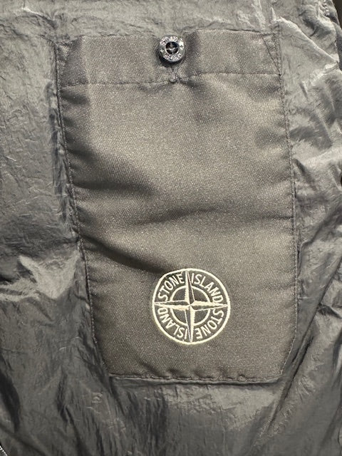 Garment Dyed Crinkle Reps NY Down Gilet - Packable Hood