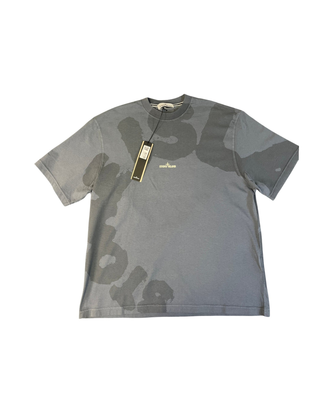 Stone Island Combed Organic Cotton Jersey ‘Whirlwind Type’ Print T-Shirt