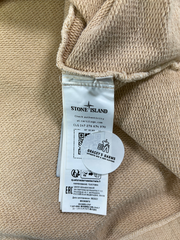 Stone Island Closed Loop Tinto Terra Half Zip Hoodie
