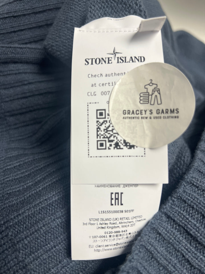 Stone Island Cashmere Ghost Piece Crewneck Jumper