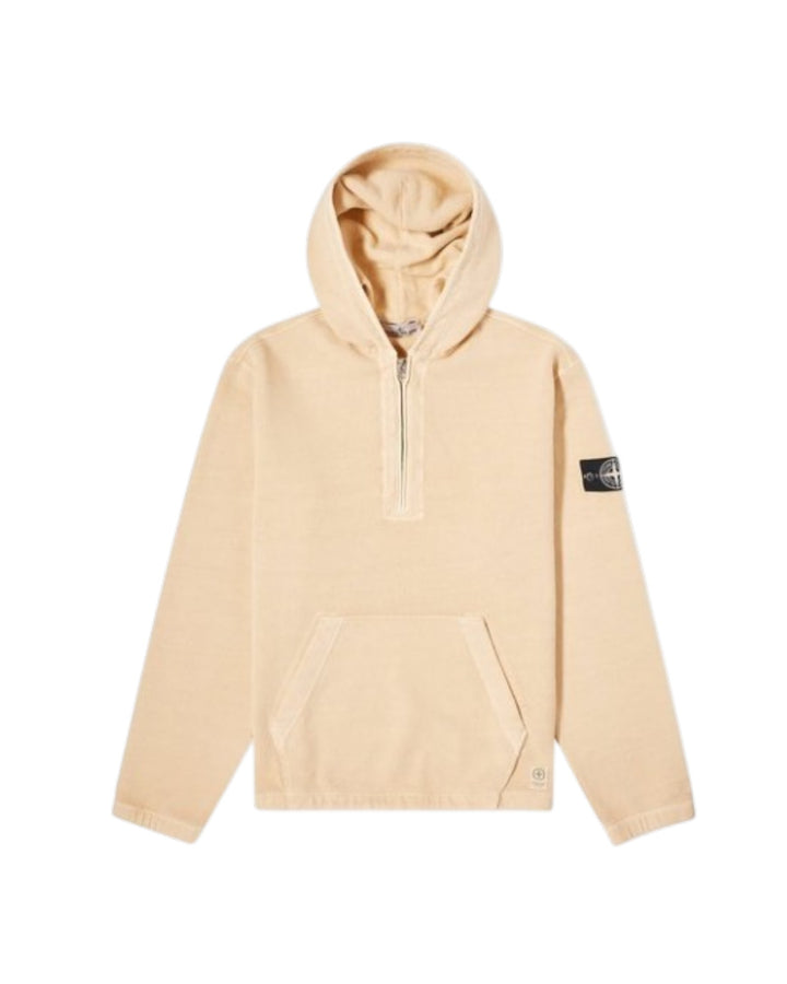 Stone Island Closed Loop Tinto Terra Half Zip Hoodie