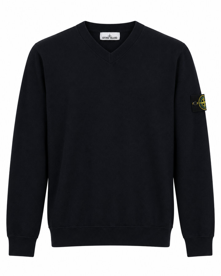 Stone Island Light Knit V Neck Jumper