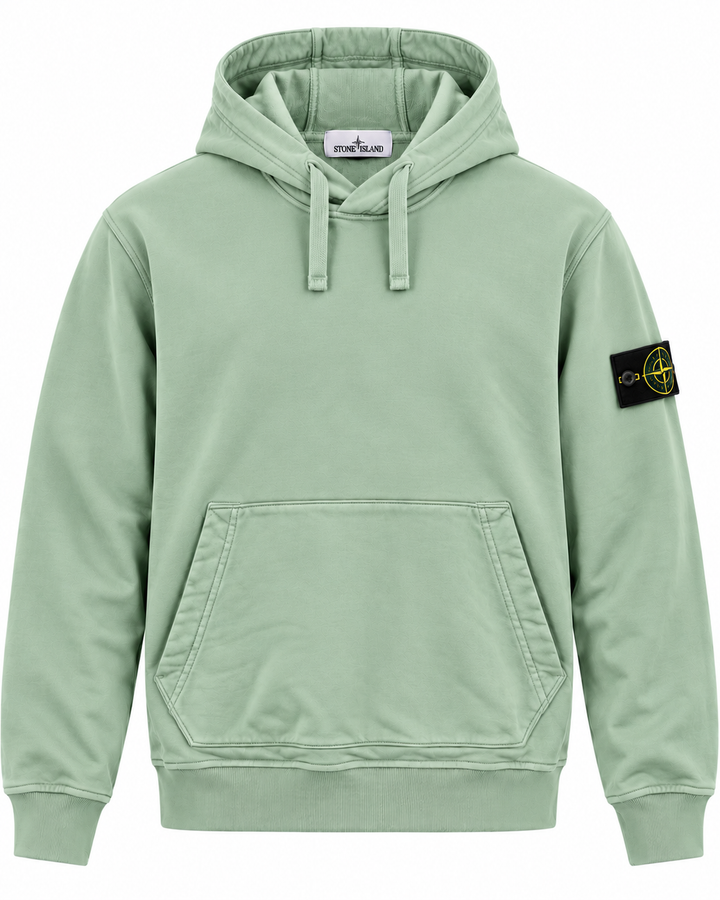 Stone Island Cotton Fleece Hooded Sweatshirt