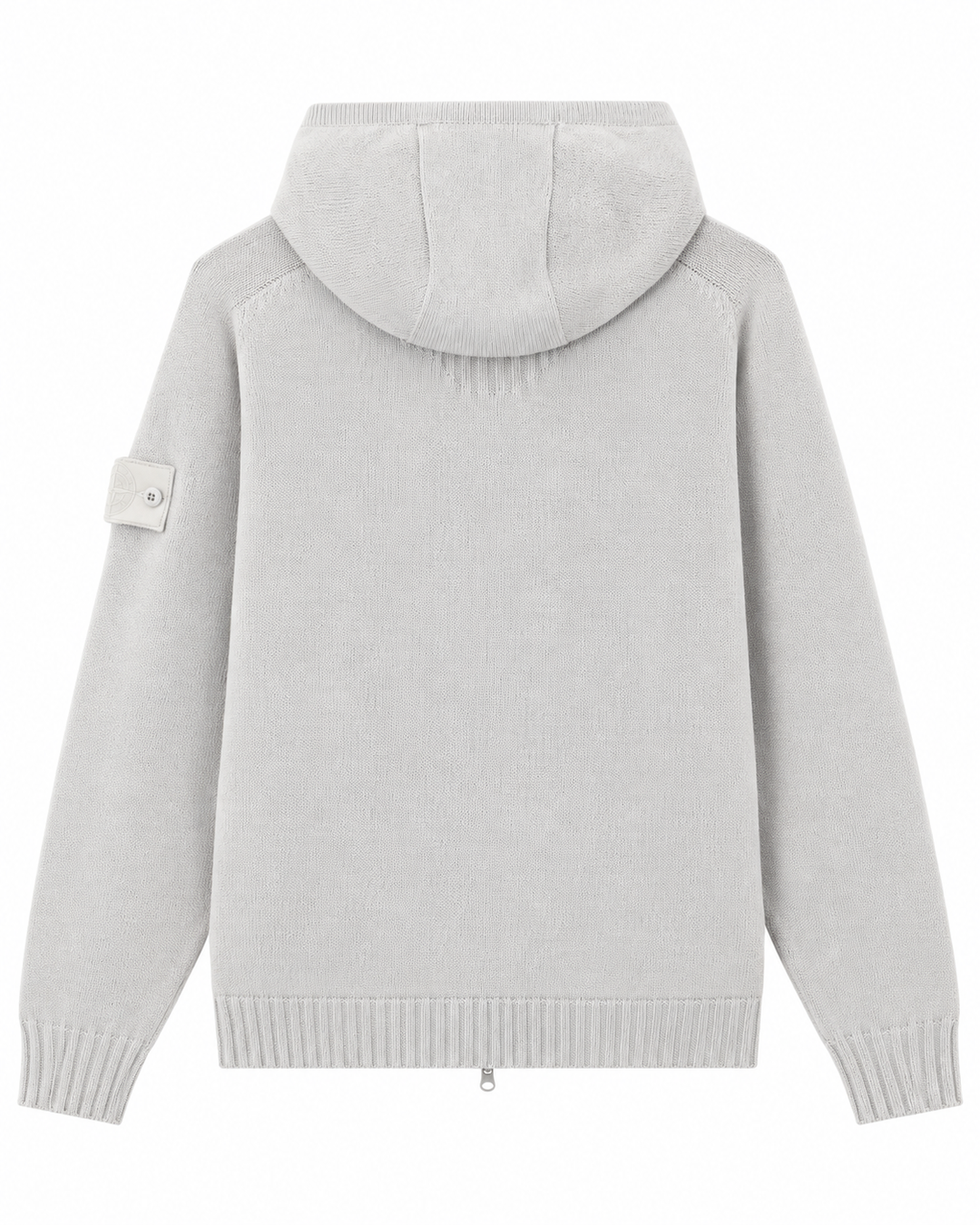 Stone Island Cashmere Ghost Loose fit Zip-Up Hooded Jumper