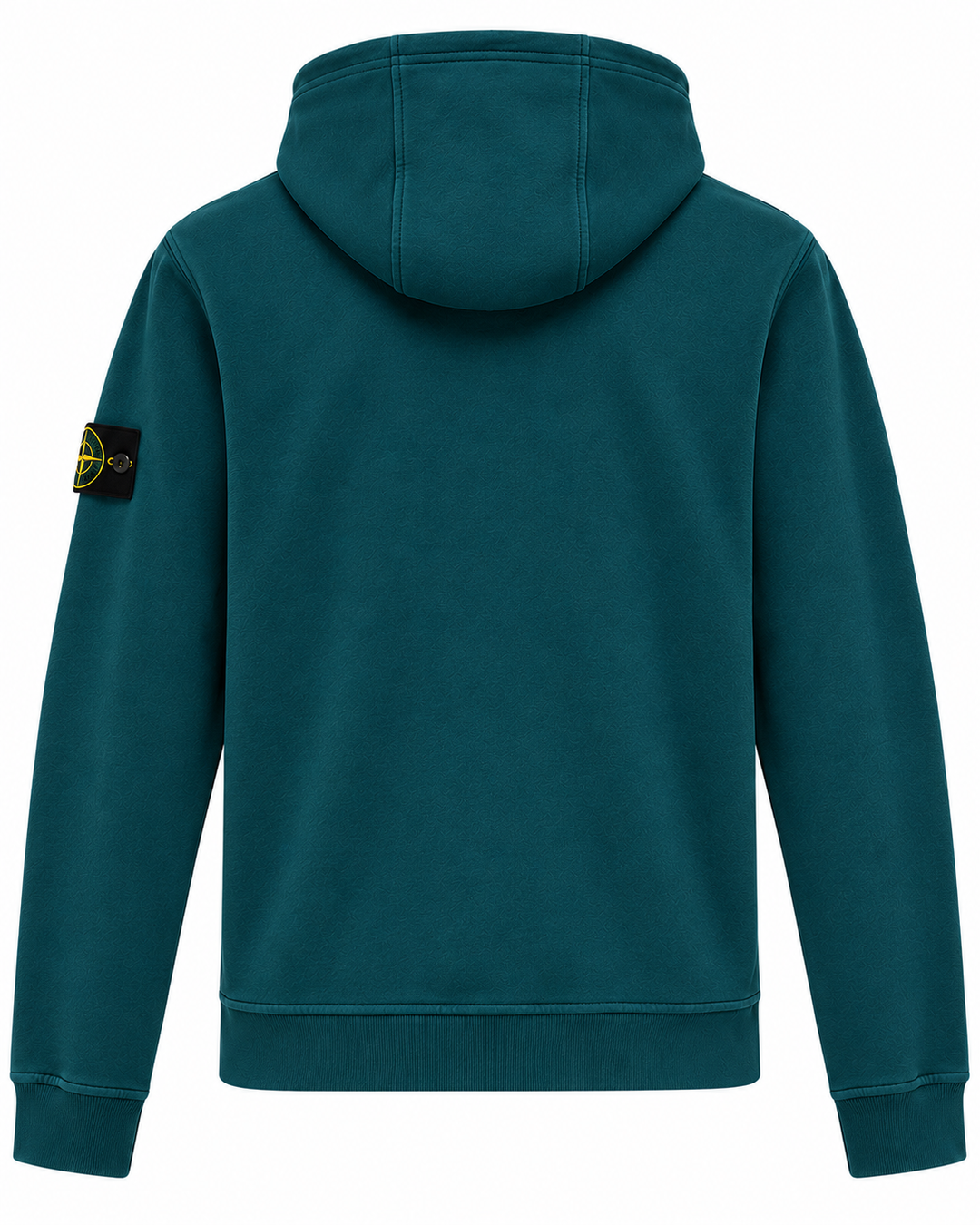 Stone Island Garment-Dyed Cotton Fleece Hooded Sweatshirt