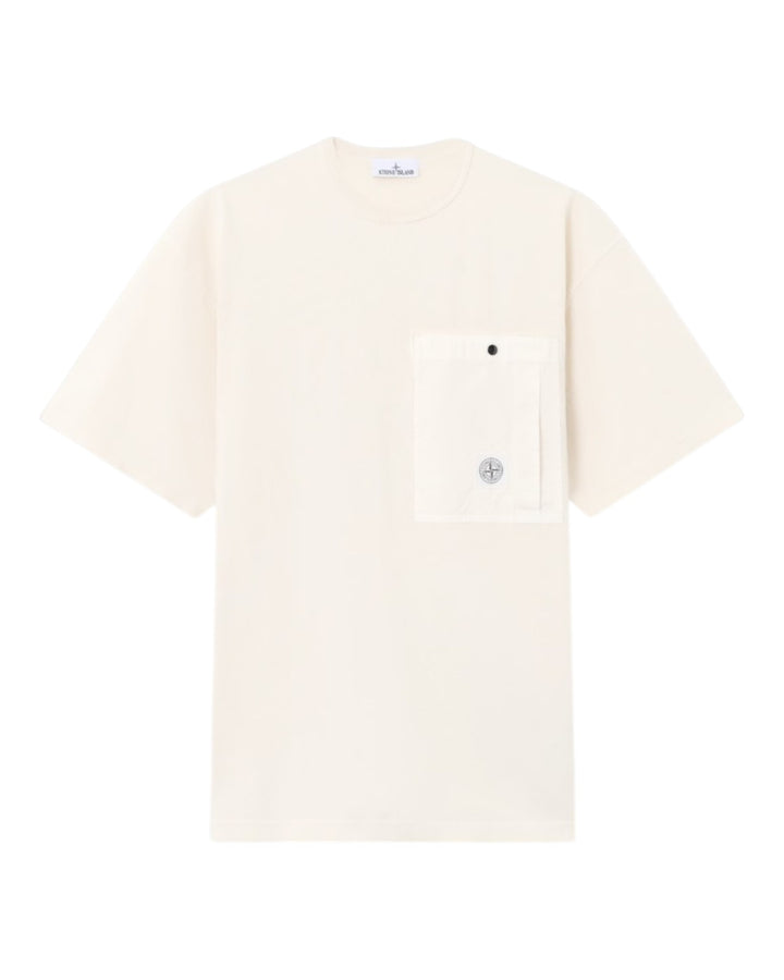 Stone Island Combed Organic Cotton Jersey Chest Pocket T-Shirt