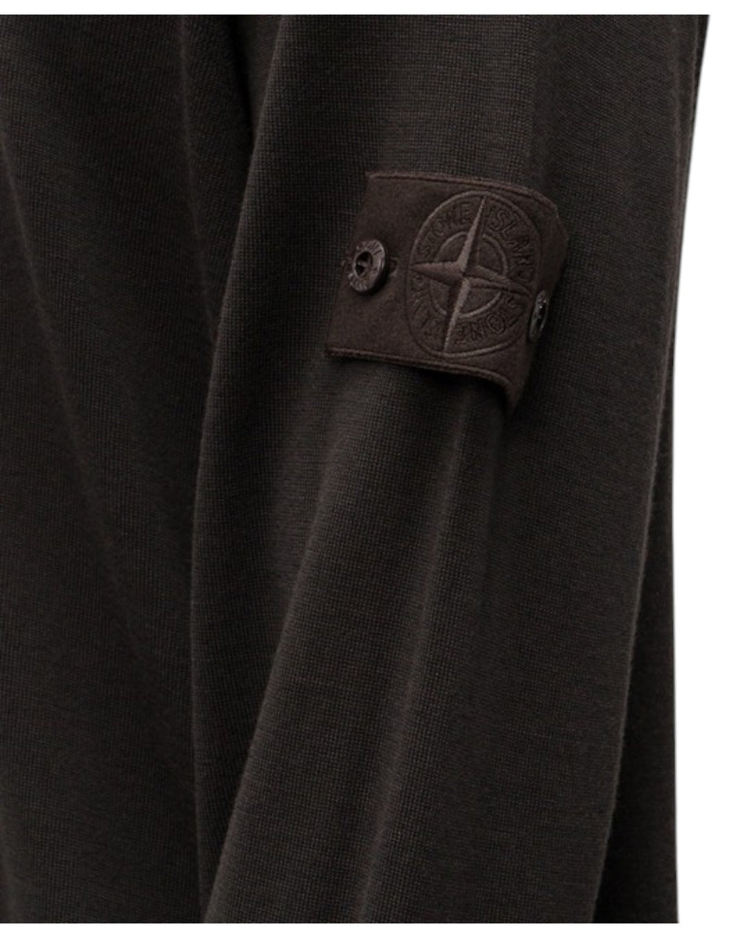 Stone Island Ghost Piece Crewneck Knit Sweatshirt