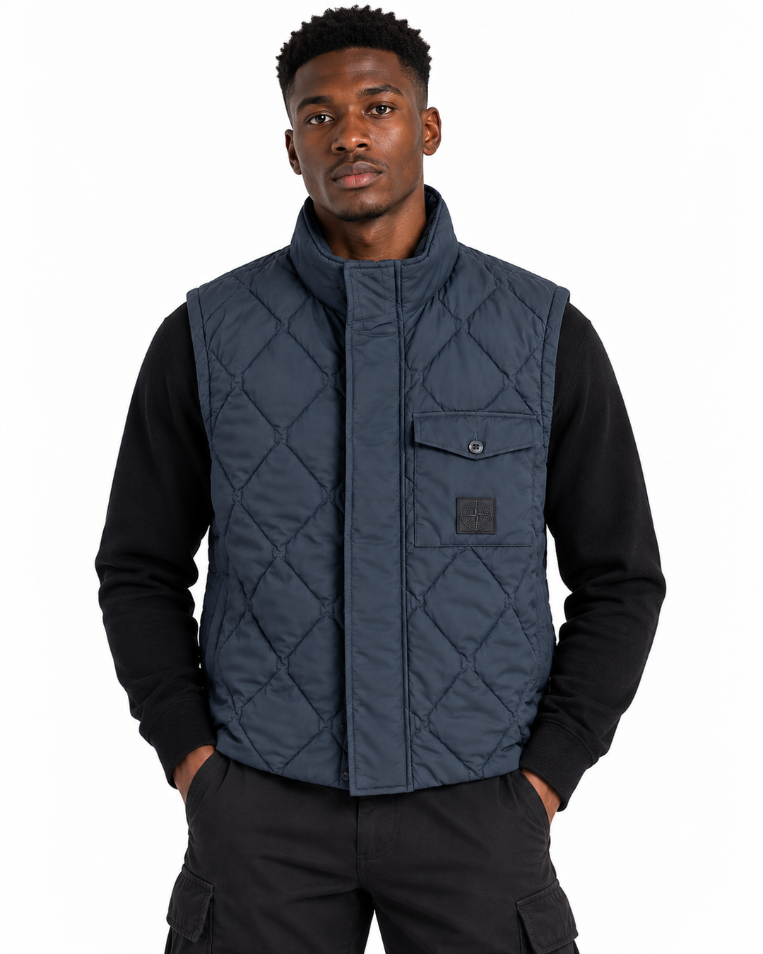 Stone Island Ghost Nylon Smerigliato PrimaLoft Gilet