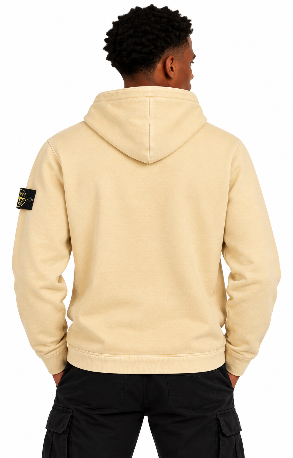 Stone Island Closed Loop Tinto Terra Half Zip Hoodie