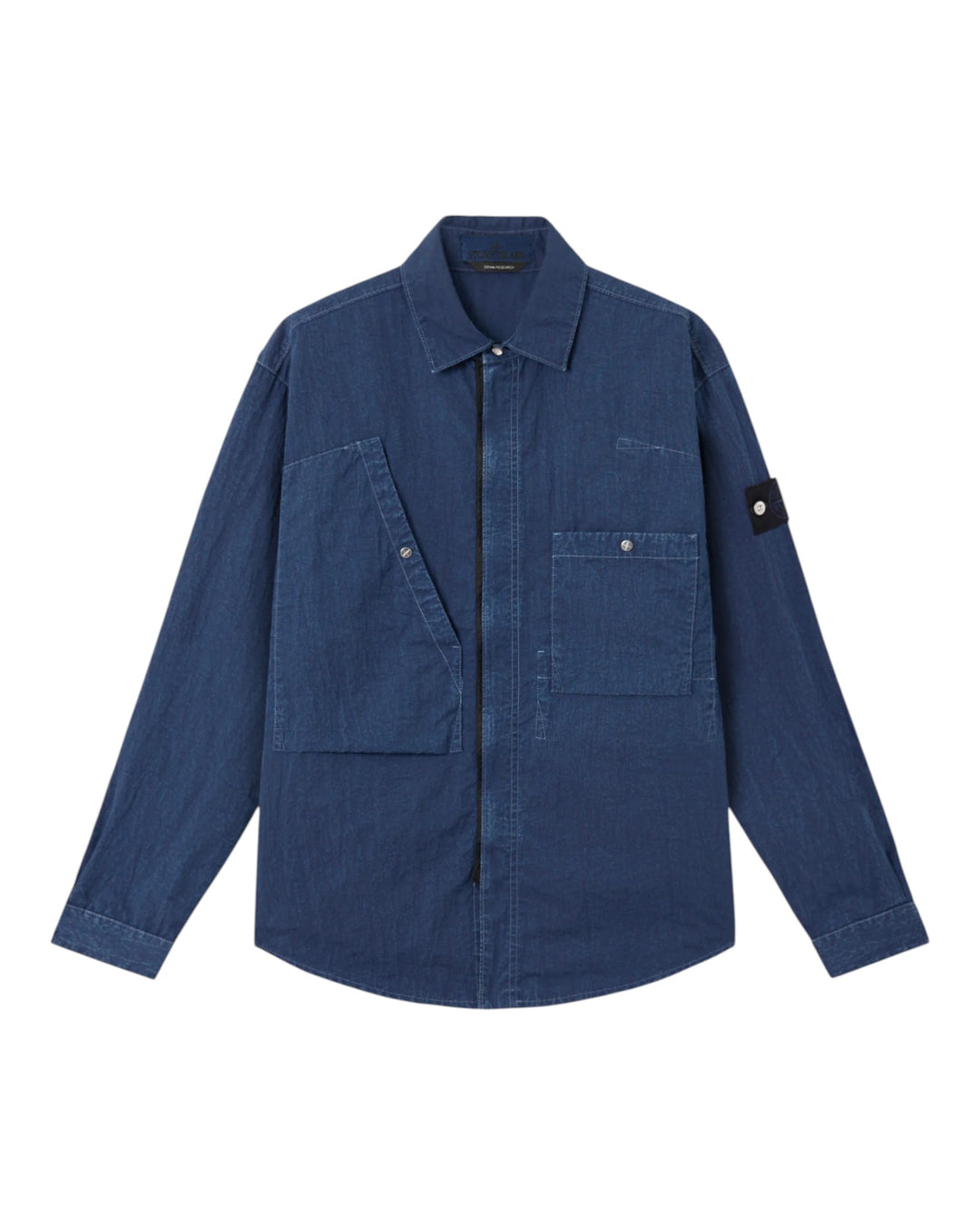 Stone Island Hollow Fibre Nylon Indigo-TC Overshirt