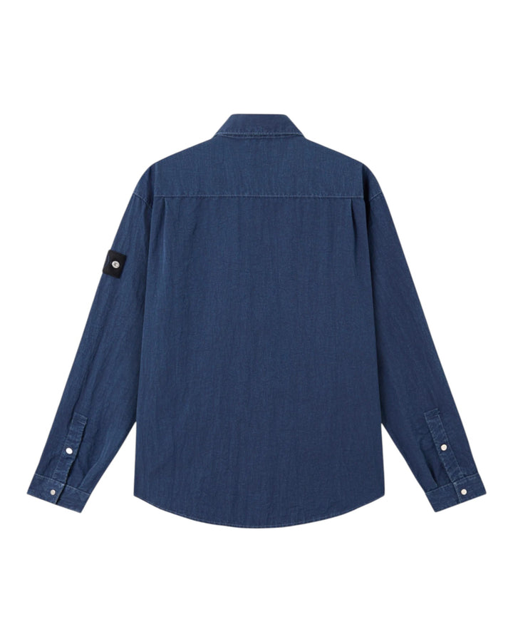 Stone Island Hollow Fibre Nylon Indigo-TC Overshirt