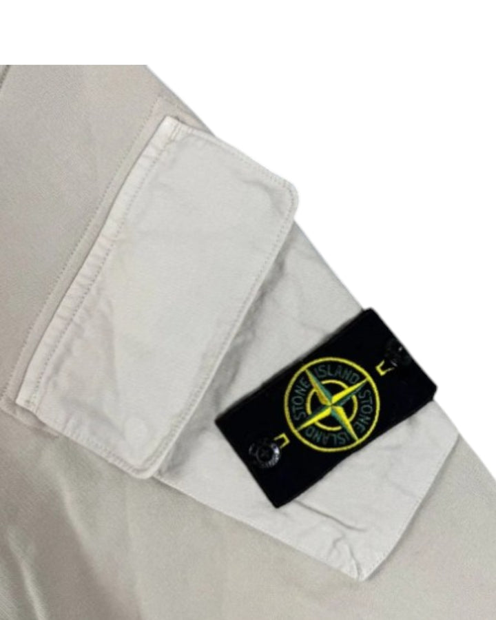 Stone Island Brushed Fleece Zip-Up Hoodie