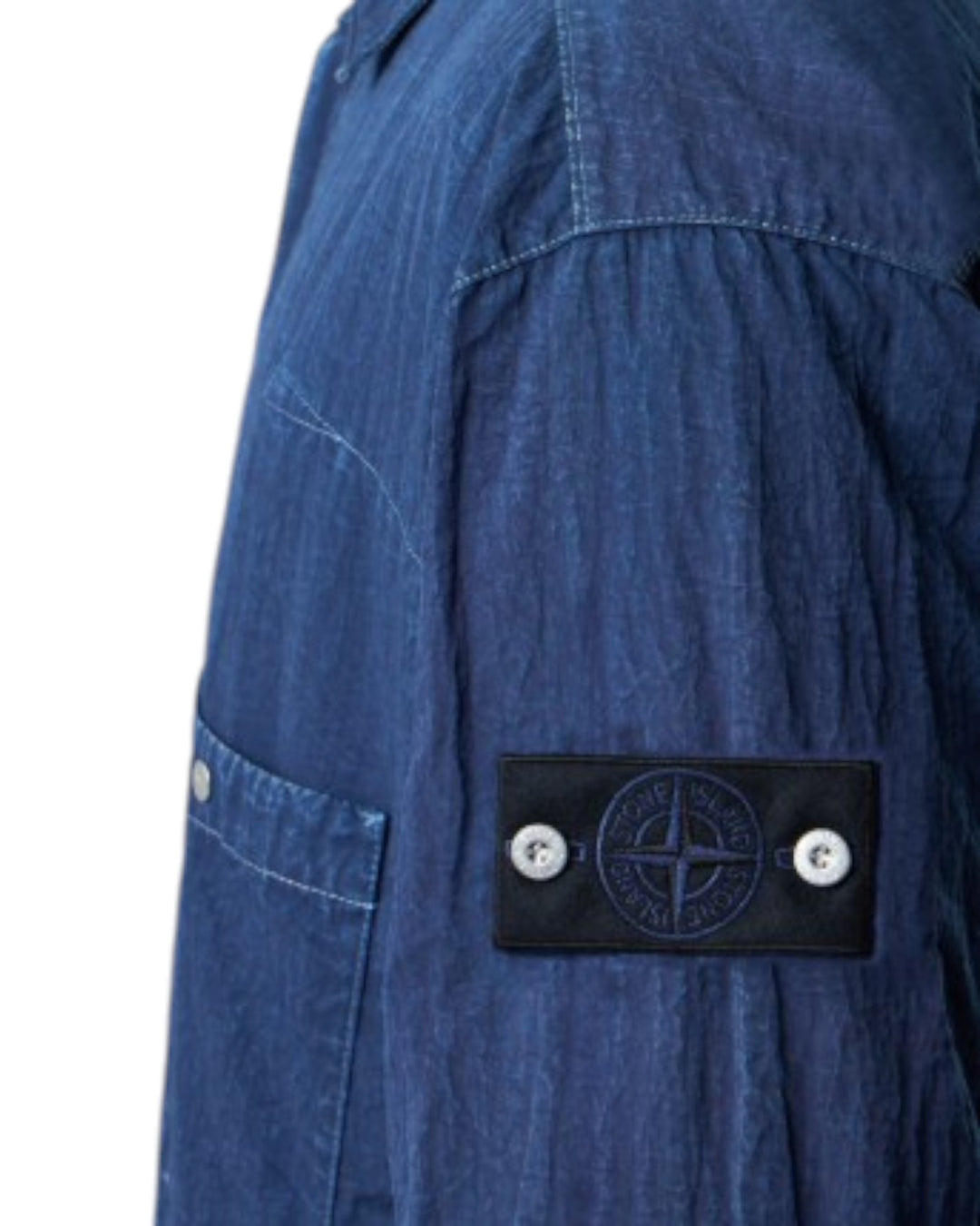 Stone Island Hollow Fibre Nylon Indigo-TC Overshirt