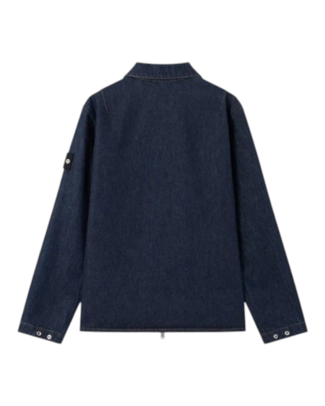 Stone Island Denim Research Indigo Denim-Rinsed Overshirt
