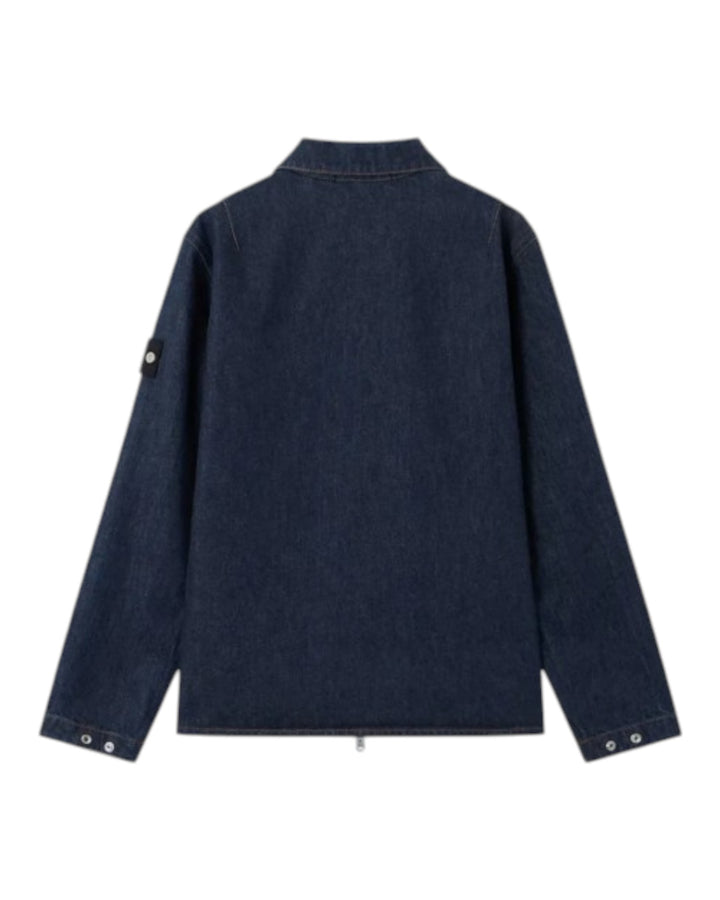 Stone Island Denim Research Indigo Denim-Rinsed Overshirt
