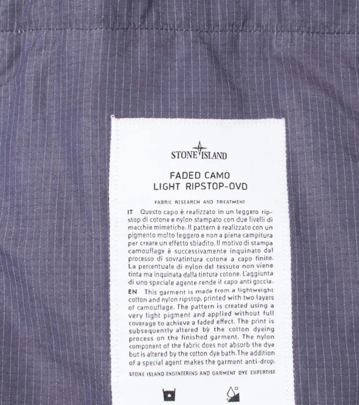 Stone Island Faded Camo Ripstop-TC Field Jacket