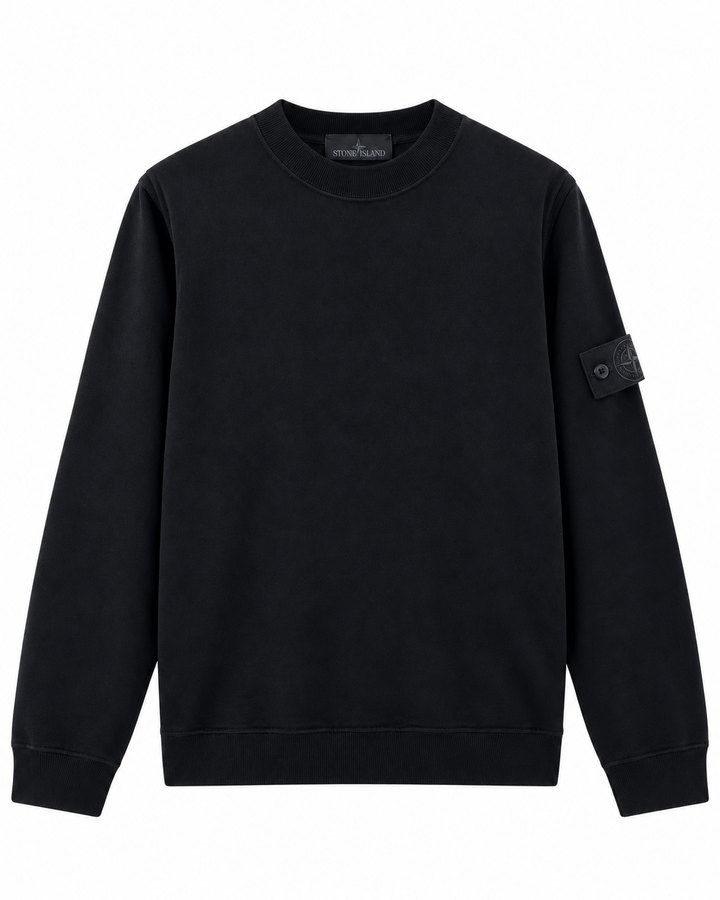 Stone Island Ghost Light Pure RWS Wool Crewneck Jumper