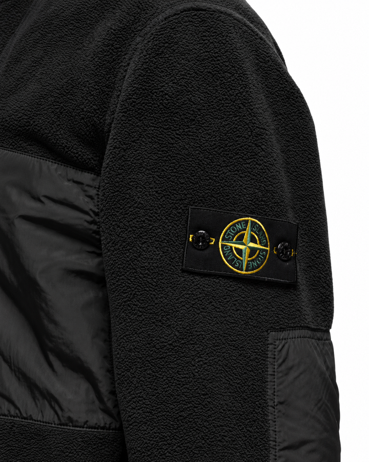 Stone Island Cotton Pile with Nylon-TC Zip-Up Fleece