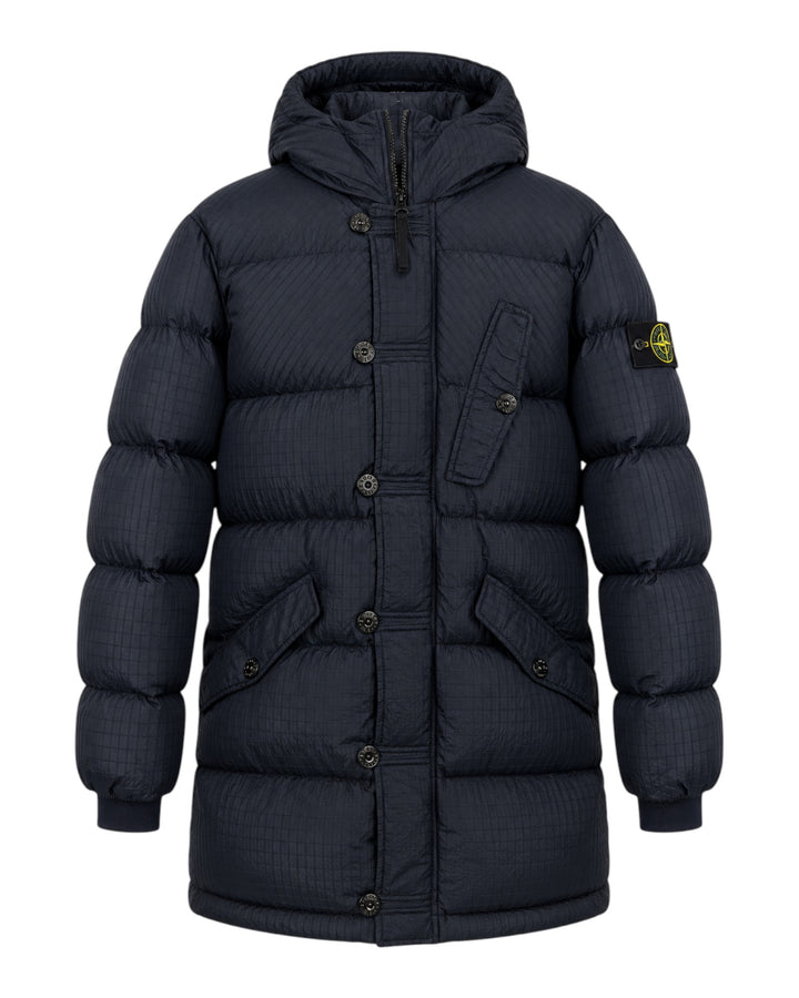 Stone Island Macro Ripstop Nylon Metal In Econyl Regenerated Nylon with Down-TC