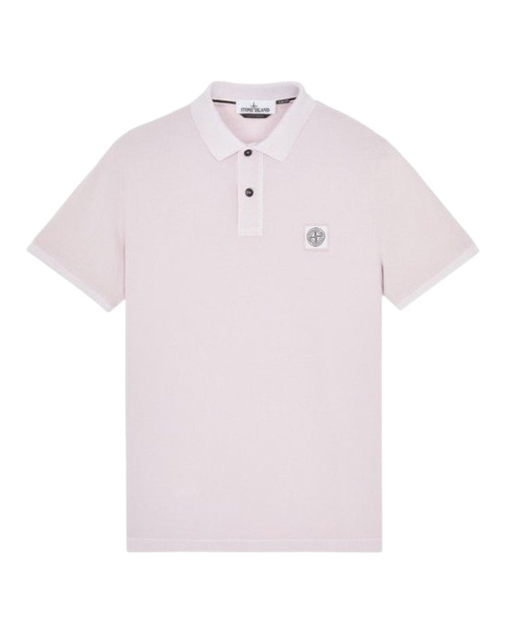 Stone Island Stretch Cotton Piqué Polo Shirt