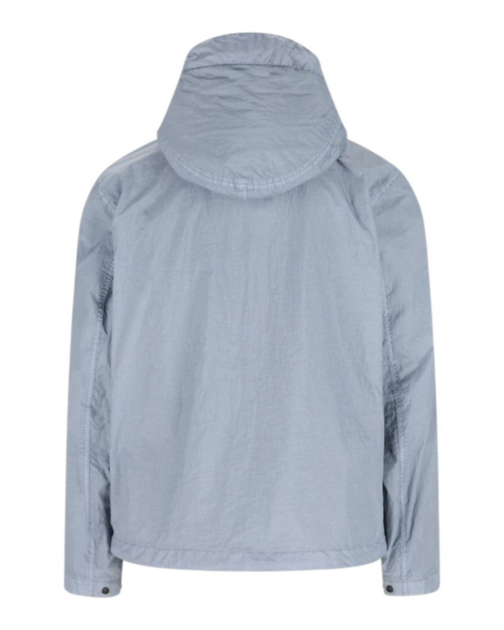 Stone Island Garment Dyed Crinkle Reps NY Hooded Jacket