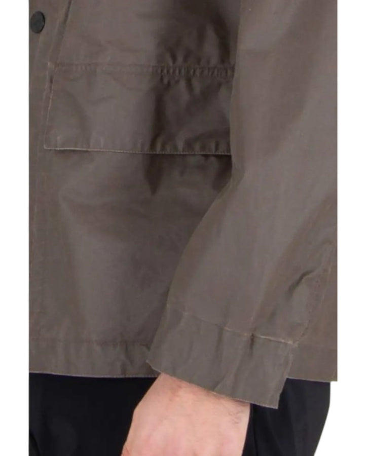 Stone Island Waxed Pigment Cotton Tela Field Jacket
