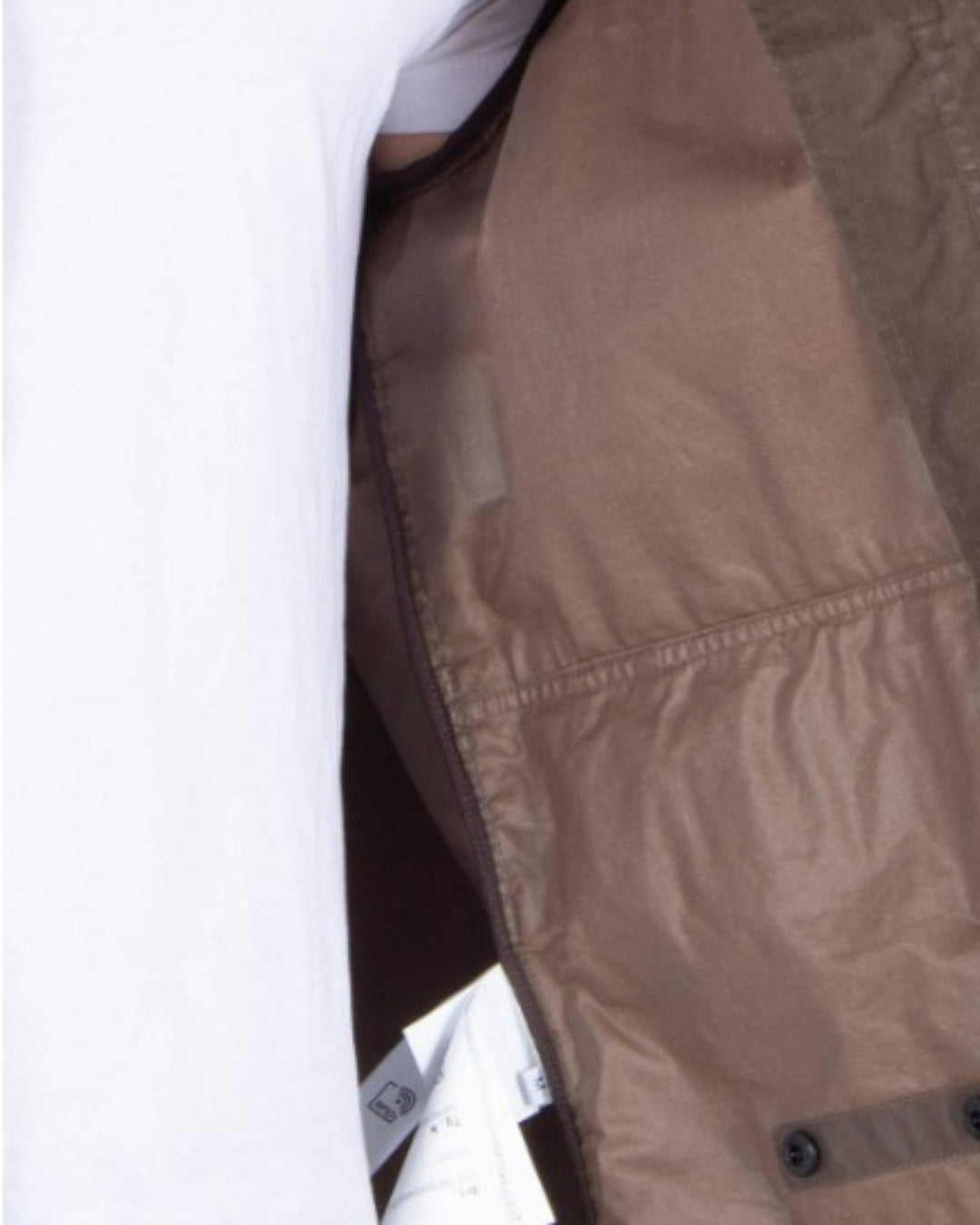 Stone Island Waxed Pigment Cotton Tela Field Jacket