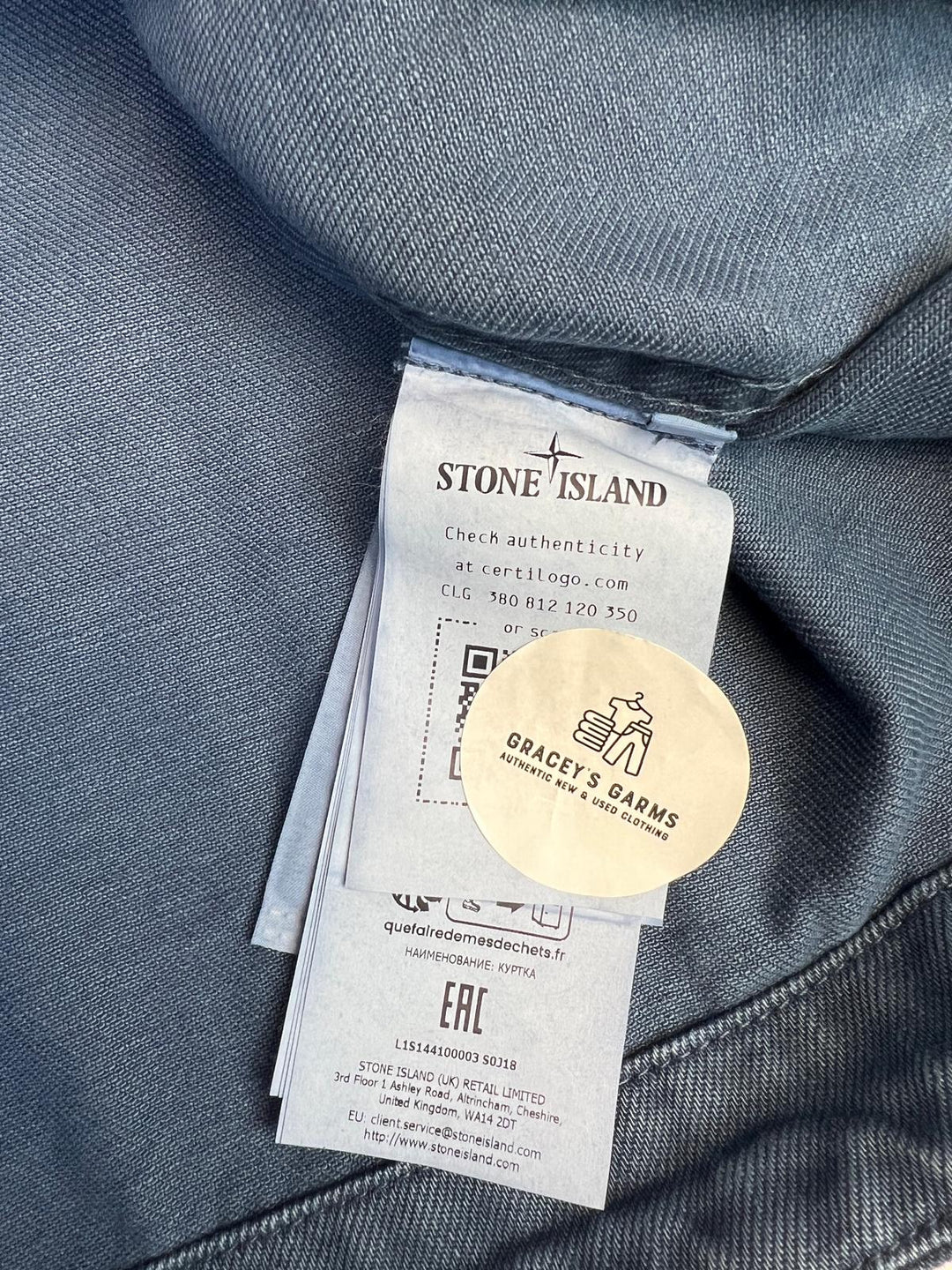 Stone Island Light Bull Denim Indigo-TC