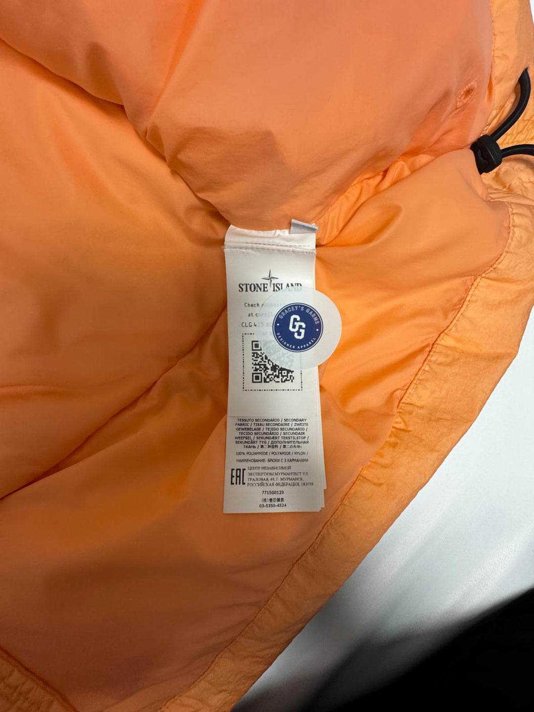 Stone Island Garment Dyed Crinkle Reps R-NY Down Gilet
