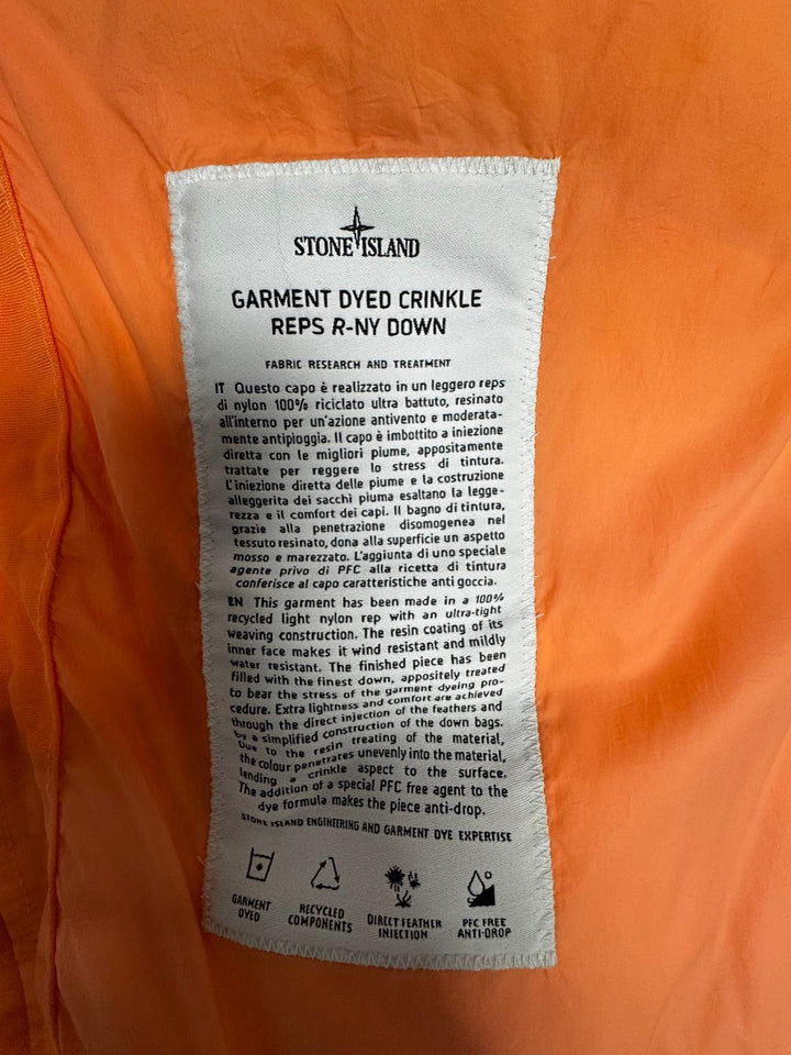 Stone Island Garment Dyed Crinkle Reps R-NY Down Gilet