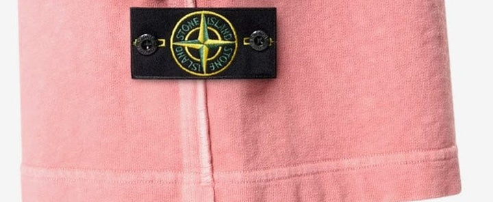 Stone Island Malfilé Fleece 'Old' Effect Loose Wide-Leg Fit Jogger Shorts