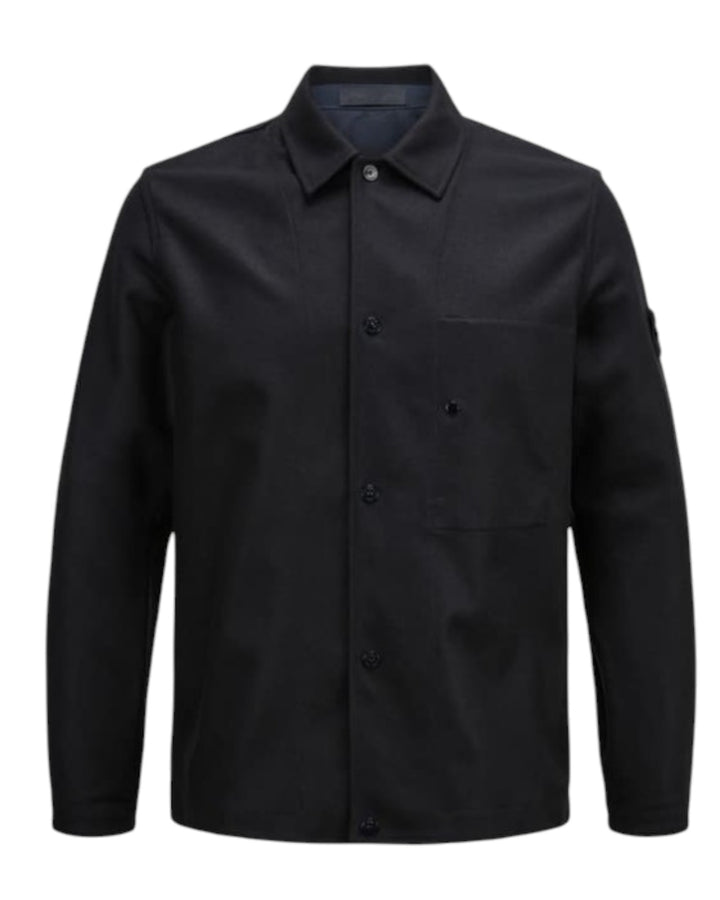 Stone Island Ghost Piece Virgin Wool Blend Overshirt