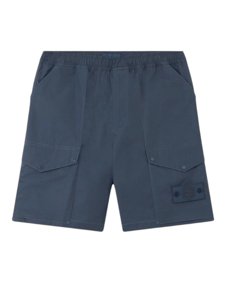 Stone Island Ghost Piece All-Weather Cotton Canvas Cargo Shorts