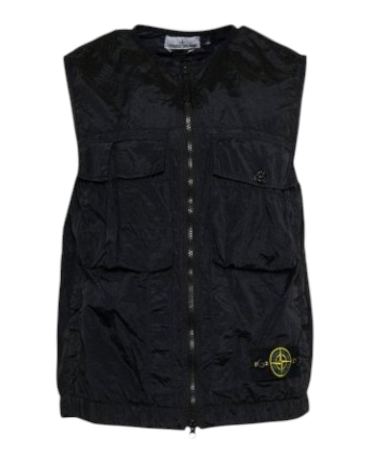 Stone Island Nylon Metal In Econyl Regenerated Nylon Gilet