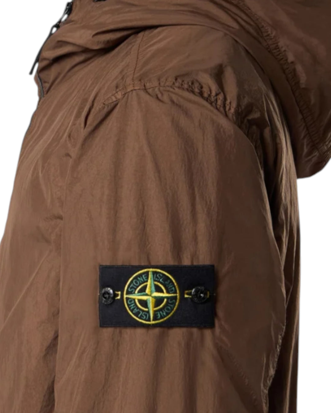 Stone Island Garment Dyed Crinkle Reps NY Hooded Jacket